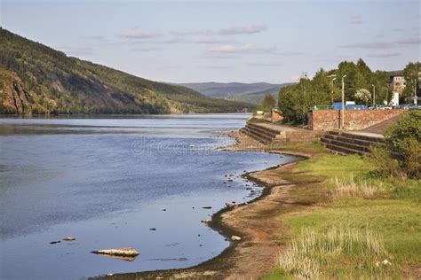 Yenisei River In Divnogorsk Krasnoyarsk Krai Stock Image Image Of