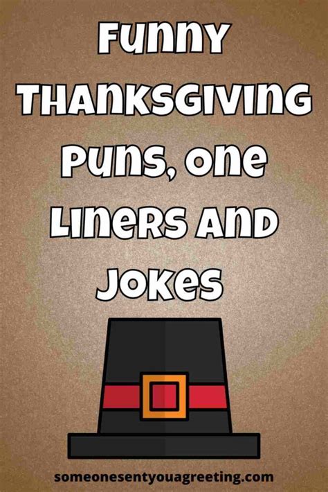 Thanksgiving Puns One Liners And Jokes Someone Sent You A Greeting