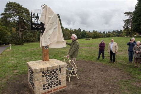 New Platinum Jubilee village sign unveiled in Santon Downham near Brandon