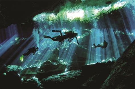 Cave Diving One Of The Many Activities You Can Enjoy On A Cancun