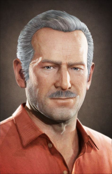 Uncharted 3 Portrait Victor Sullivan My Second Most Favorite Character