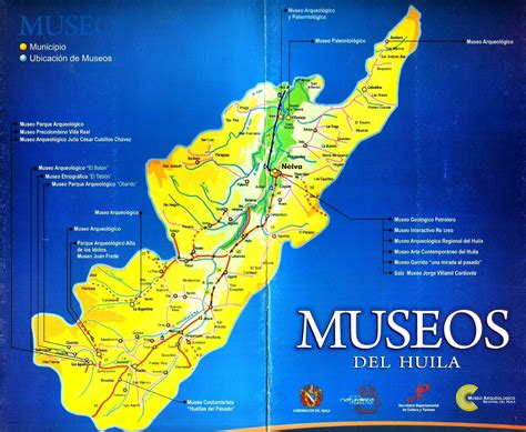 Arte Cultura Y Turismo Mapa Division PolÍtica Huila
