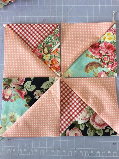 Double Pinwheel Block Easy Scrappy Style Tutorial For Some Time I Ve