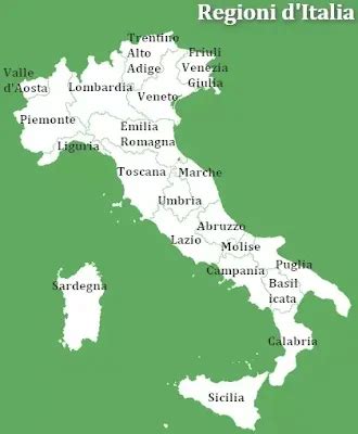 Eco Del Cittadino Regioni D Italia Capoluoghi E Province Elenco E