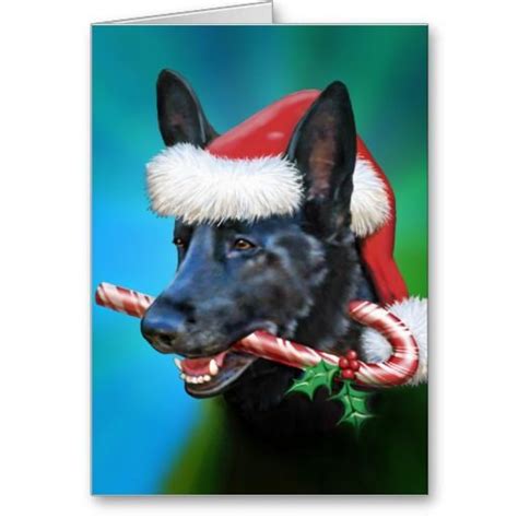 Pin On German Shepherd Christmas Cards