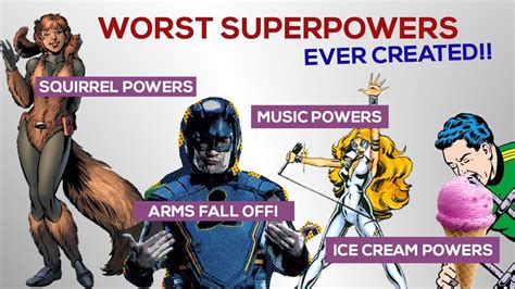 The Most Lamest Superpowers Ever Created Youtube