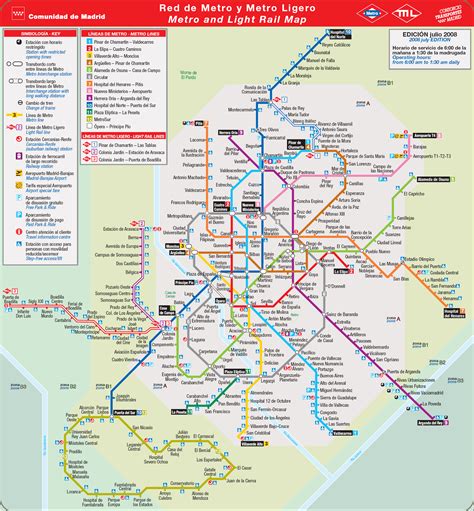 Madrid Subway Map Toursmaps Com