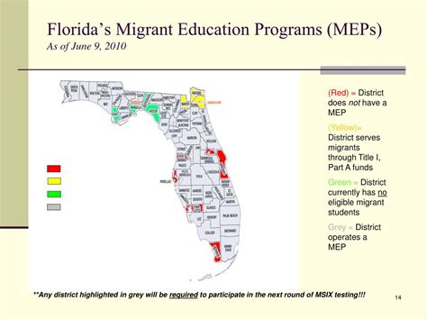 Ppt Florida Department Of Education Migrant Education Program Mep