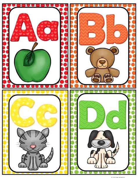 Printable Alphabet Letters With Pictures For Word Wall Printable Word