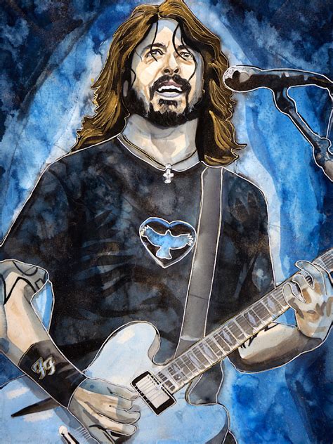 Dave Grohl Lf Art William K Stidham Heart Art