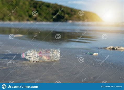 Garbage On The Beach Stock Image Image Of Close Landscape 159533075