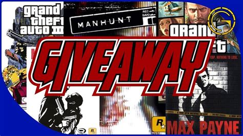 Giveaway 5 Rockstar Games To Win Ended Youtube