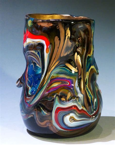 Blown Glass Wine Cup By Artist George Watson Glass Blowing Wine Glass Cup Glass Art