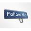 Clicked Follow Me Button Stock Illustration Of Business 