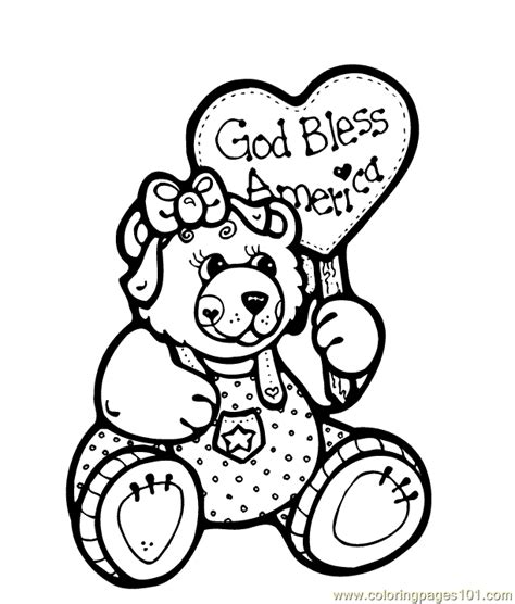 Coloring Pages Little Bear (Mammals > Bear) - free printable coloring