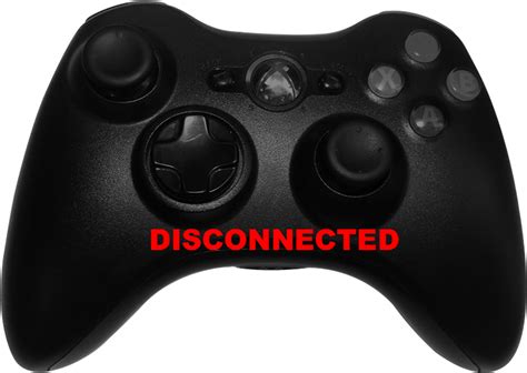 Xbox 360 Controller Disconnected Frontview  On Imgur