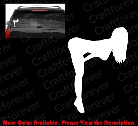 Sexy Girl Sticker Woman Stripper Mudflap Truck Vinyl Decal Fuxk Fxxk