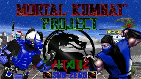 Mortal Kombat Project Revitalized Cyber Sub Zero Youtube