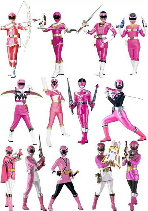 The Pink Ladies Pink Power Rangers Power Rangers Samurai Power Rangers