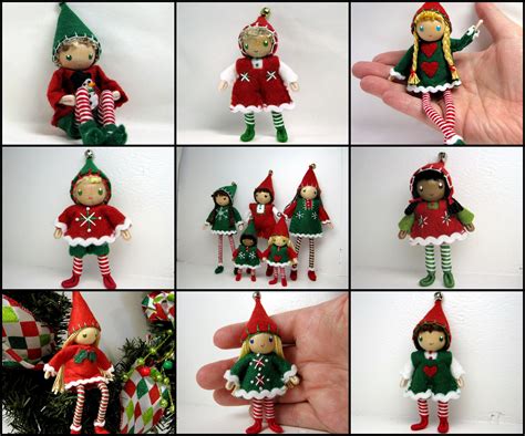 Elf Bendy Dolls In Two Sizes 3 Inch And 6 Inch Bendable Posable