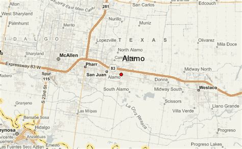 Alamo Texas Location Guide