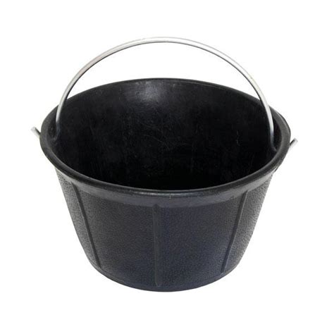 Rubber Bucket 10l Black Automotive Tools Diesel Generators Hardware