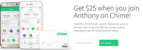 No, you can not, in essence, transfer 'cash value' from a walmart gift card to a chime (or paypal originally answered: Chime Card $25 Referral Bonus