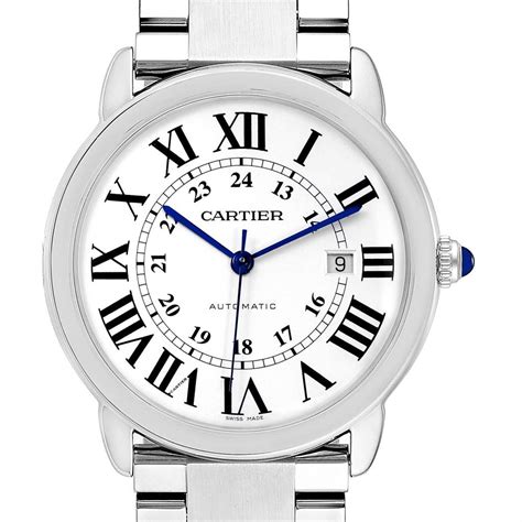 Cartier Ronde Solo Xl 42mm Automatic Steel Mens Watch W6701011