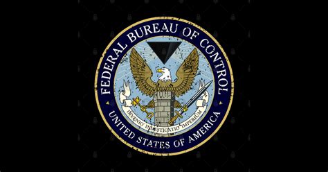 Federal Bureau Of Control Control Game Logo Clean Logo Federal