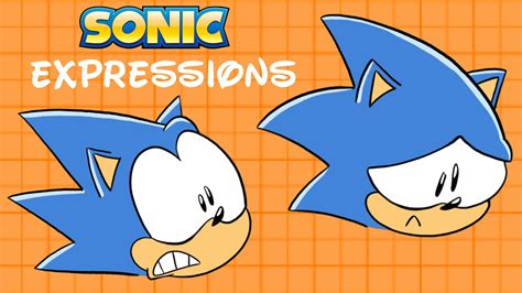 Sonic Facial Expressions Drawing Tutorial Youtube