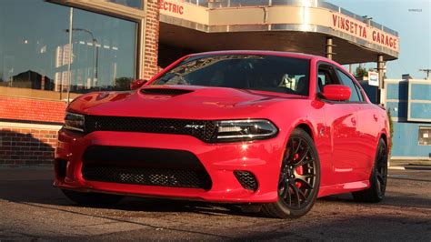 Front View Of A Red Dodge Charger Wallpaper Car Wallpapers 53156