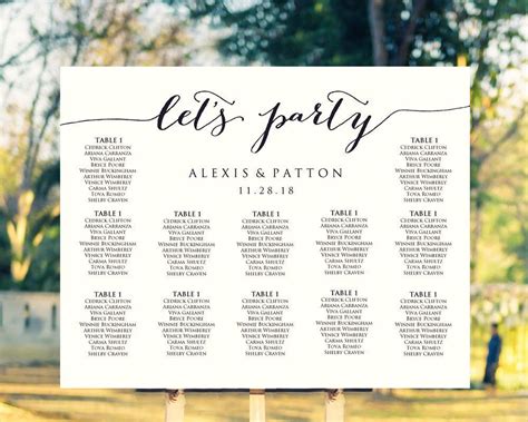 Its Easy To Create Your Own Personalized Wedding Seating