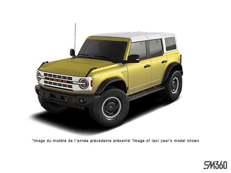 Violette Motors Ltd Edmundston The 2024 Ford Bronco 4 Door Heritage