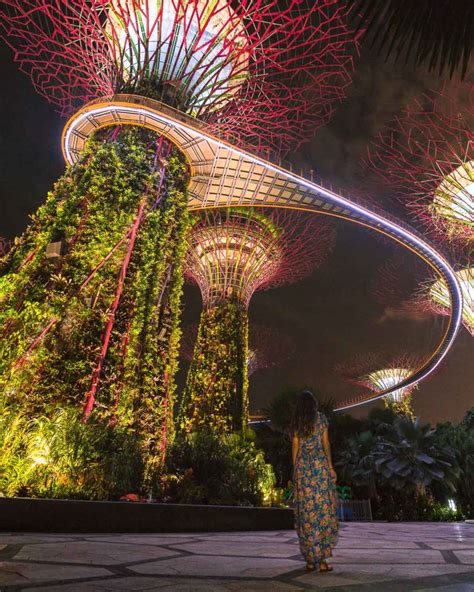 Gardens By The Bay Light Show Free Things To Do In Singapore