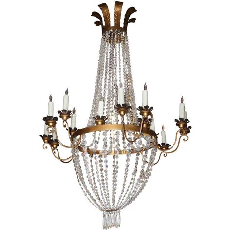 Dekat chandelier sia cover outside. Crystal & Gilt Metal Chandelier w/ Wax Candle Covers ...