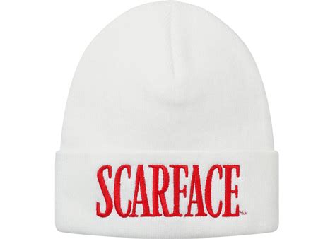 White Supreme Scarface Beanie Stockx News