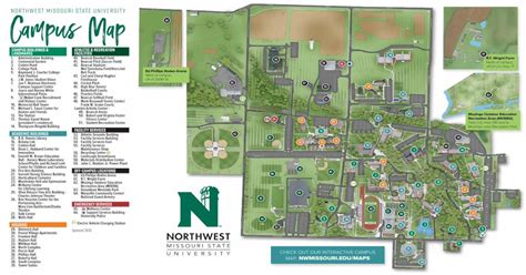 Northwest Missouri State University Campus Map · 41 Bearcat Pitch