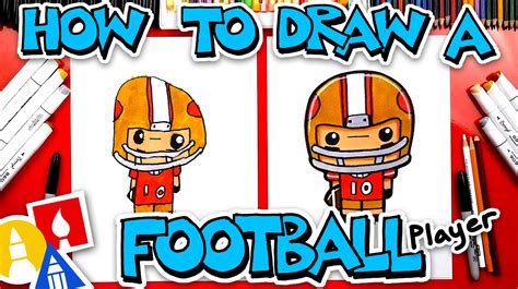 How To Draw A Cartoon Football Player