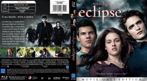 The Twilight Saga Eclipse Movie Blu Ray Custom Covers The