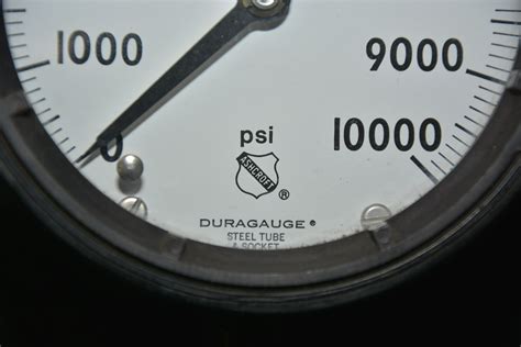 12830 0004 Of Ashcroft Duragauge 10 000 Psi Stainless Pressure
