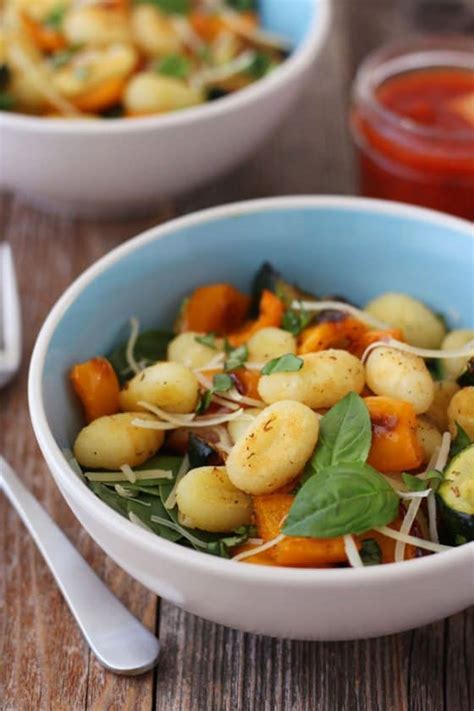One Pan Roasted Gnocchi And Vegetables For Two