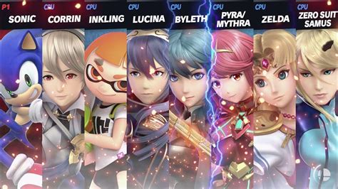 Super Smash Bros Ultimate Star And Screen Ko Female Characters 3 Youtube