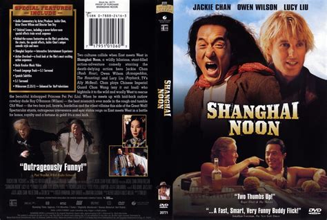 Shanghai Noon 2000 Ws R1 Movie Dvd Cd Label Dvd Cover Front Cover