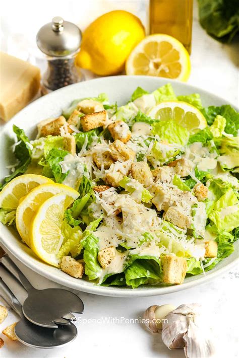 Caesar Salad Recipe With Homemade Dressing Be Yourself Feel Inspired