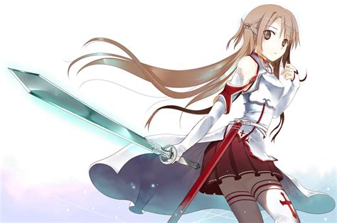 See more ideas about anime, matching icons, cute anime couples. anime, Sword Art Online, Anime Girls, Yuuki Asuna, Skirt ...