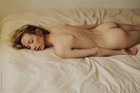 Naked Babe Woman On The Bed By Stocksy Contributor Alexey Kuzma Stocksy