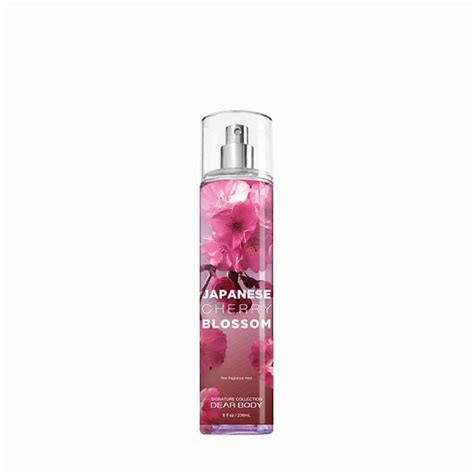 Japanese Cherry Blossom Dear Body Fine Fragance Mist Ml Dear Body