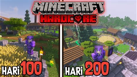 200 HARI Minecraft 1 17 HARDCORE YouTube