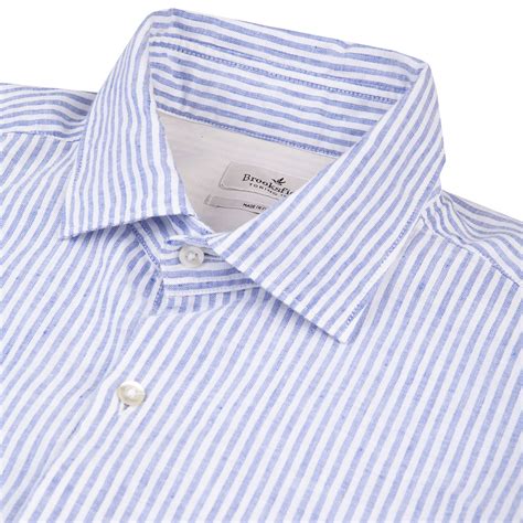 Camisa Blanco Rayas Azul Brooksfield Iliketobuy Tienda Online