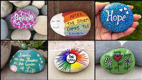 Best Rock Painting Ideas With Inspirational Quotes Diy Ideas Of